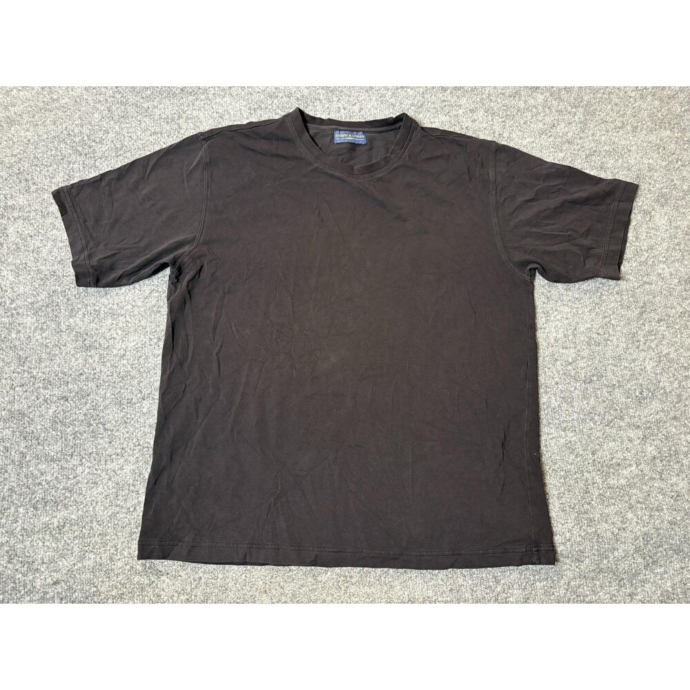 Joseph & Lyman Shirt Mens L Black Short Sleeve Crew Neck Jersey Tee Basic